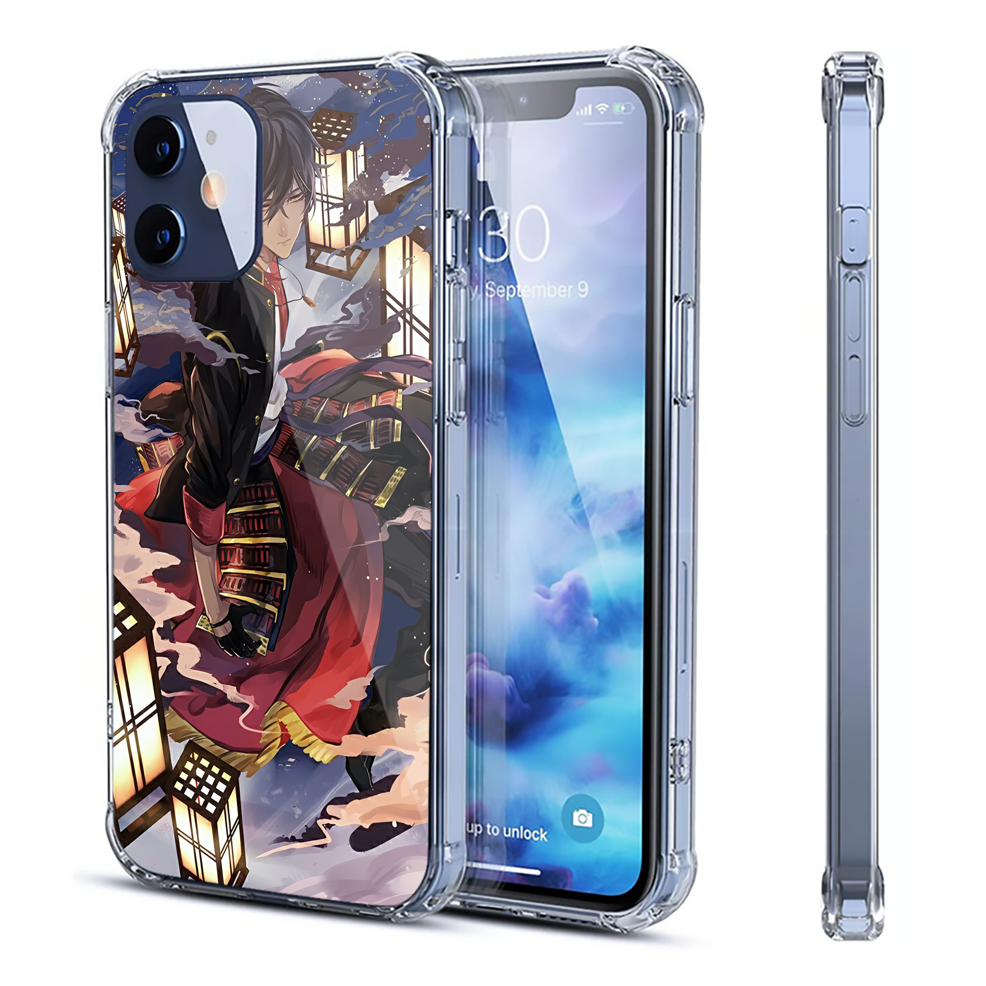 （画像用） 刀剣乱舞 Touken Ranbu 【iPhone 12シリーズ対応】透明スマホケース（クリアソフトケース）
